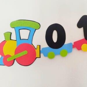 Trem numérico: Diversão e aprendizado de 0 a 10