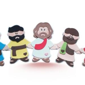 DIY – Recursos Visuais Jesus e seus doze discípulos